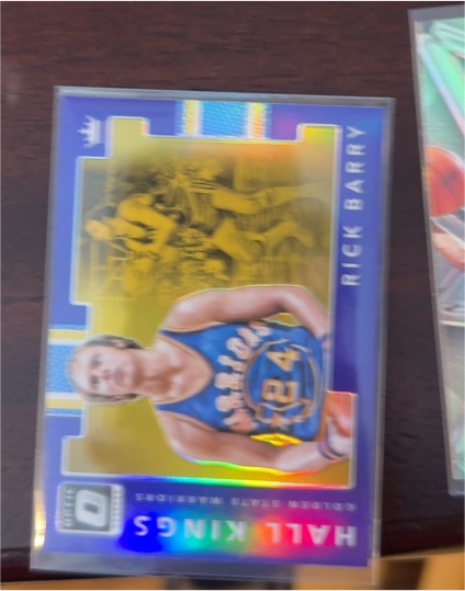 2017-18 Panini Donruss Optic Hall Kings #14 Rick Barry — front