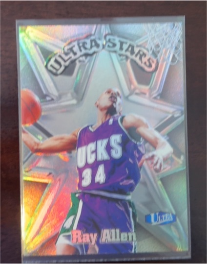 1997-98 Fleer Ultra Stars #11 Ray Allen — front