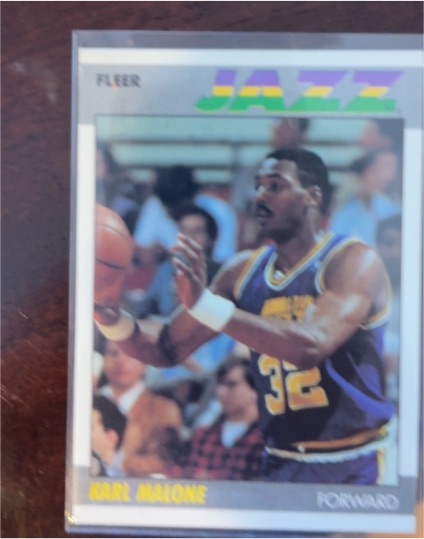 1987-88 Fleer #68 Karl Malone — front
