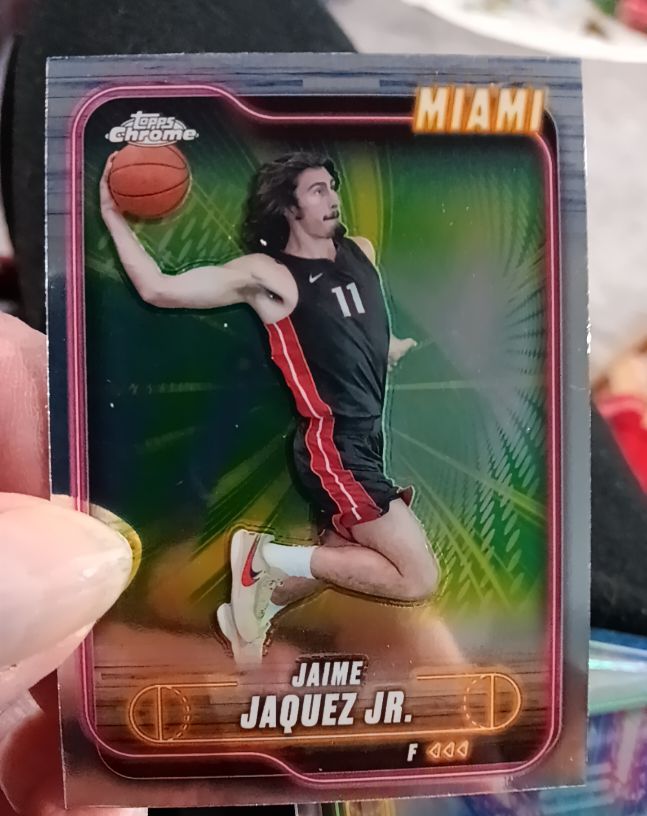 2024-25 Topps Chrome #36 Jaime Jaquez Jr. — front