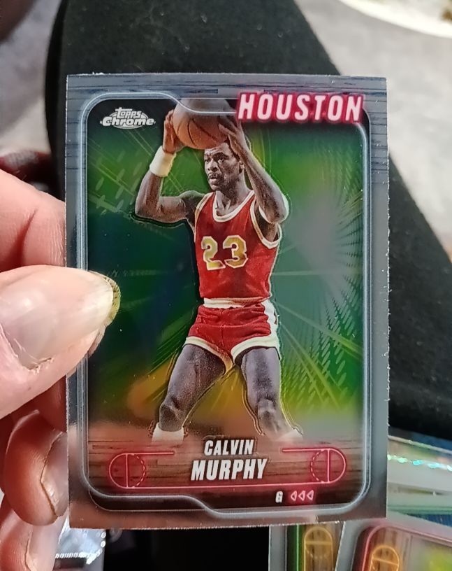 2024-25 Topps Chrome #142 Calvin Murphy Houston Rockets — front