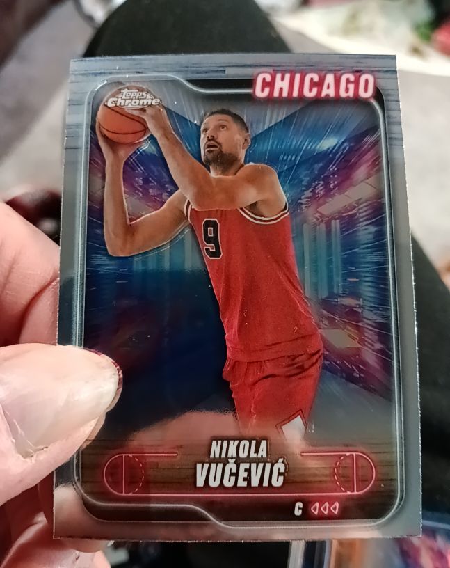 2024-25 Topps Chrome #97 Nikola Vučević — front
