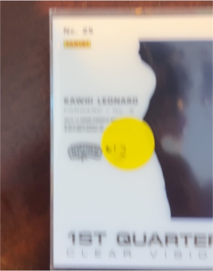 2015 Panini #25 Kawhi Leonard — front