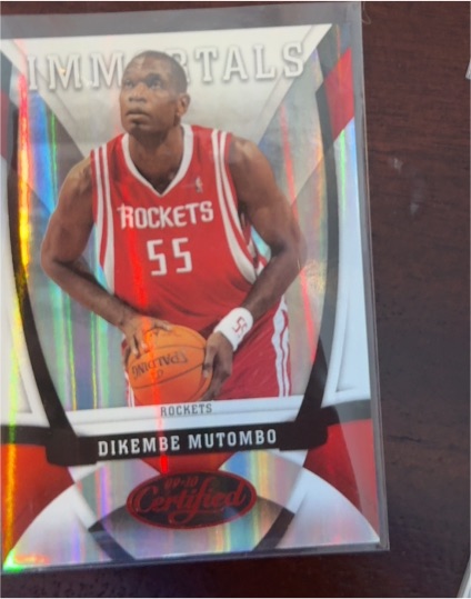 2009-10 Panini Certified #154 Dikembe Mutombo — front