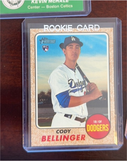 2017 Topps Heritage #678 Cody Bellinger — front