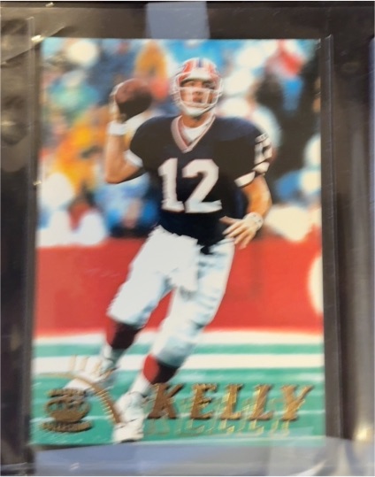 1995 Pacific Gridiron #12 Jim Kelly JUMBO — front