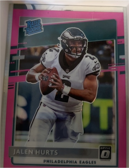 2020 Donruss Optic #164 Jalen Hurts — front