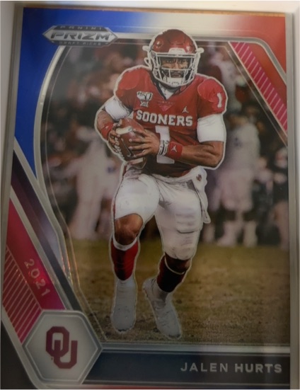 2021 Panini Prizm Draft Picks Collegiate #32 Jalen Hurts — front