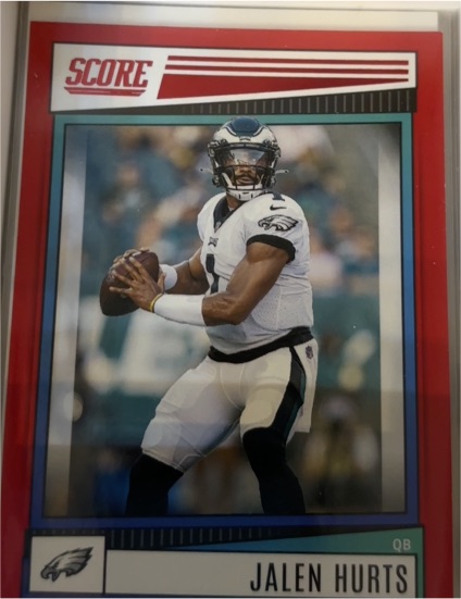 2022 Score #244 Jalen Hurts — front