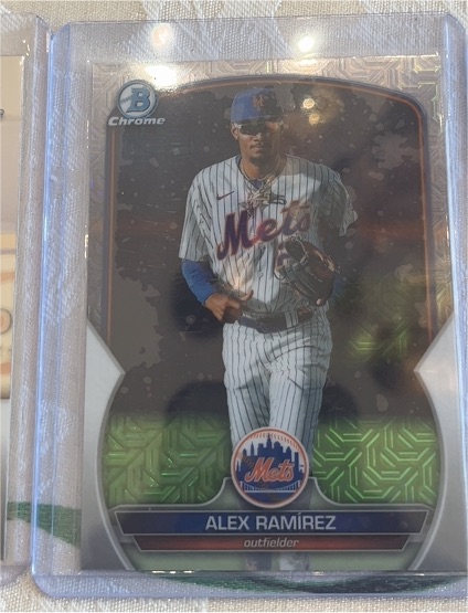 2023 Bowman Chrome #BCP-211 Alex Ramirez — front