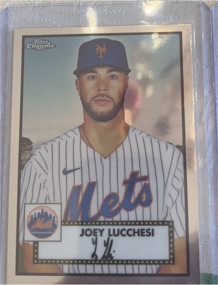 2021 Topps Chrome Platinum Anniversary #454 Joey Lucchesi — front
