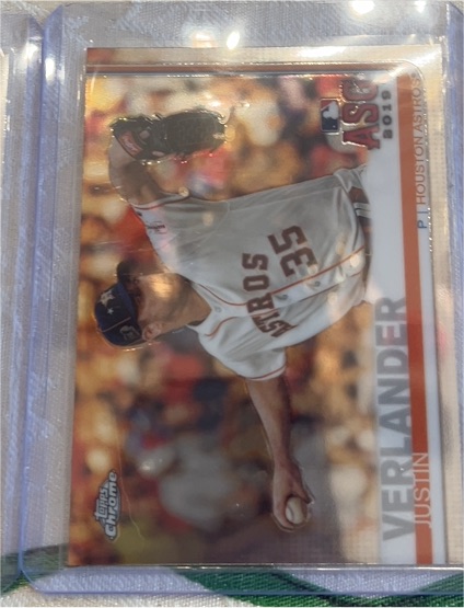 2019 Topps Chrome Update #85 Justin Verlander — front