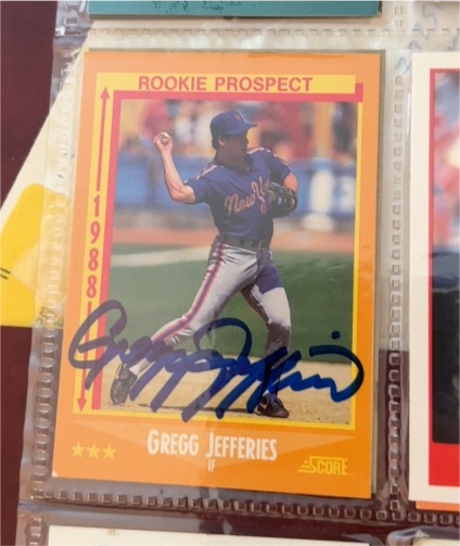 1988 Score #645 Gregg Jefferies Rookie Prospect — front