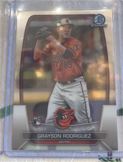 2023 Bowman Chrome #22 Grayson Rodriguez — front