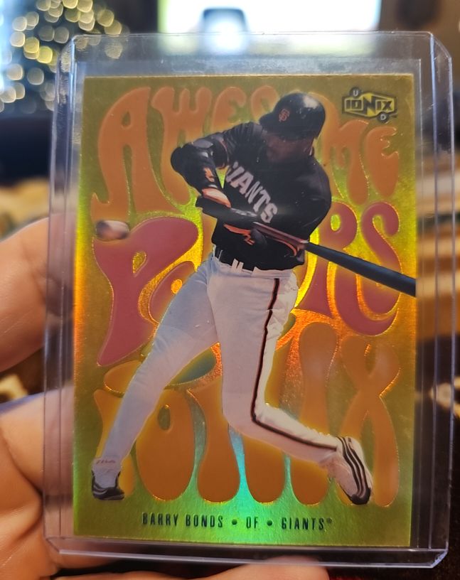 2000 Upper Deck Ionix #AP8 Barry Bonds — front