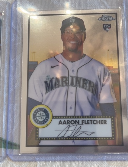 2021 Topps Chrome Platinum Anniversary #112 Aaron Fletcher — front