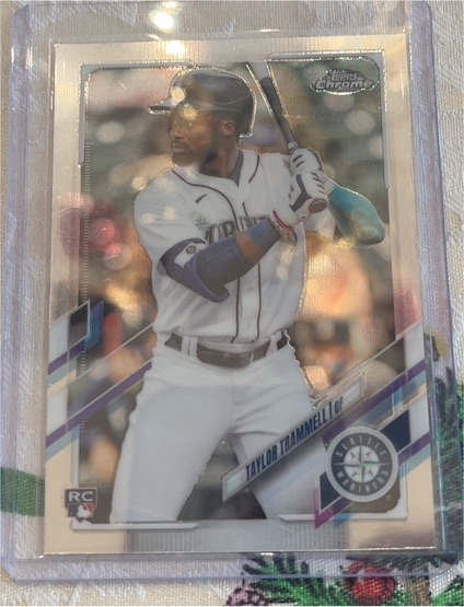 2021 Topps Chrome Update #US47 Taylor Trammell — front
