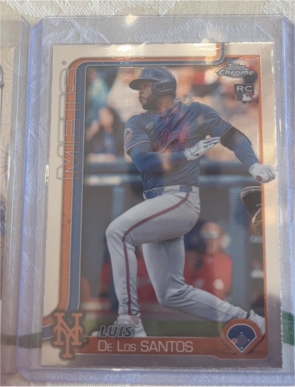 2025 Topps Chrome #74 Luis De Los Santos — front