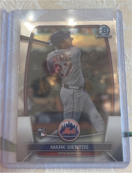 2023 Bowman Chrome #43 Mark Vientos Rookie Card — front