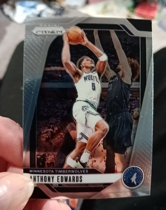 2024-25 Panini Prizm #100 Anthony Edwards — front