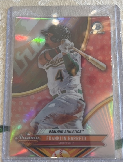 2022 Bowman Chrome Arizona #A107,773 Franklin Barreto — front