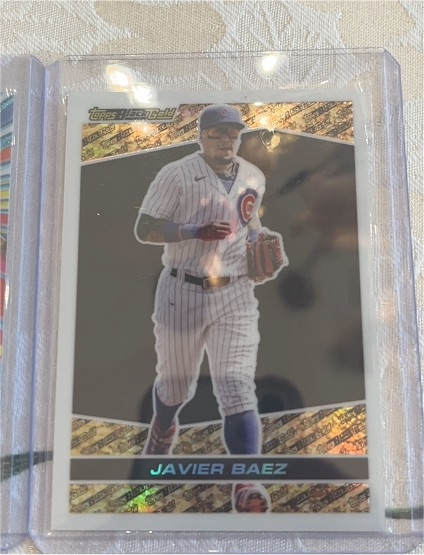 2021 Topps Update Topps Black Gold #BG-18 Javier Baez — front