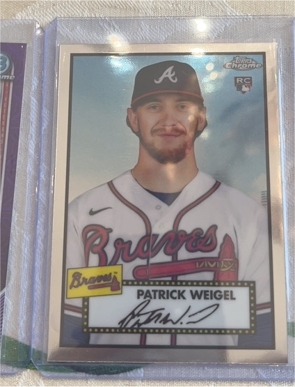 2021 Topps Chrome Platinum Anniversary #105 Patrick Weigel — front