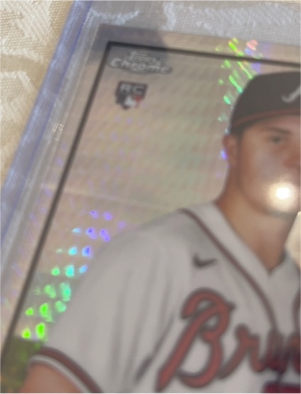 2022 Topps Chrome Atlanta Braves Rookie Card — front