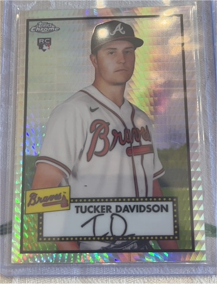 2021 Topps Chrome Platinum Anniversary #25 Tucker Davidson — front