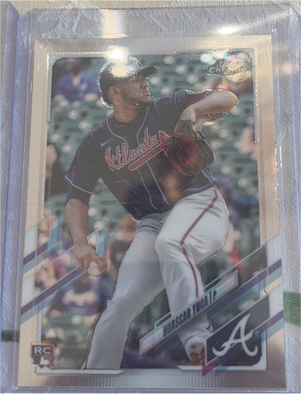 2021 Topps Chrome Update #USC56 Huascar Ynoa — front