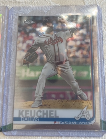 2019 Topps Chrome #US285 Dallas Keuchel — front