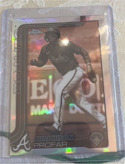 2025 Topps Chrome #143 Jurickson Profar Sepia Refractor — front