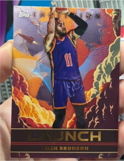 2024-25 Topps Inception #LA-JB Jalen Brunson Launch — front