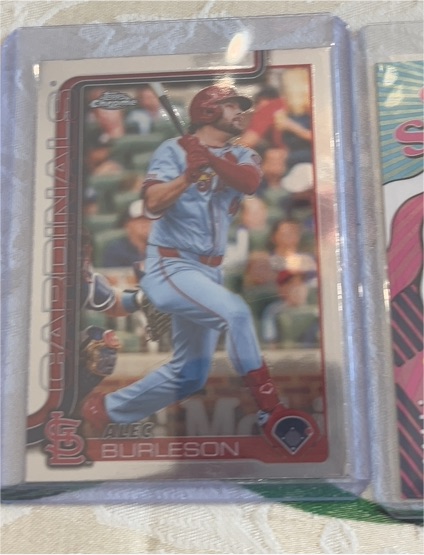 2025 Topps Chrome #281 Alec Burleson — front