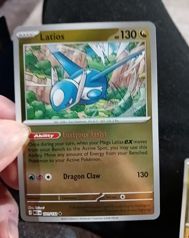 2015 Pokémon ME01 #100 Latios — front