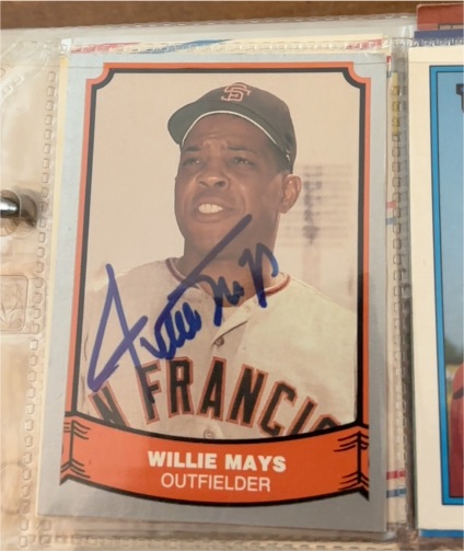 1988 Pacific Baseball Legends #24 Willie Mays — front