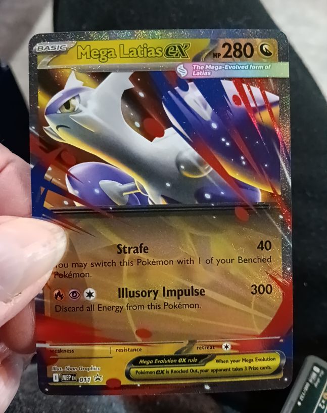 Mega Latias ex 011 Black Star Promo — front