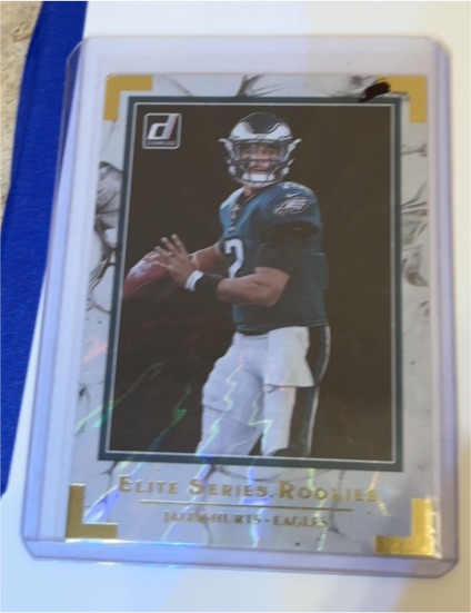 2020 Panini Donruss Elite Series Rookies #ESR-JAH Jalen Hurts — front