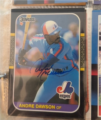 1987 Donruss #458 Andre Dawson — front