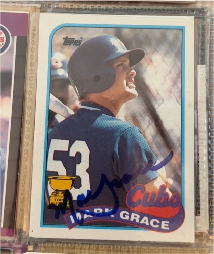 1989 Topps #465 Mark Grace — front