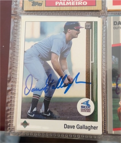 1989 Upper Deck #164 Dave Gallagher — front
