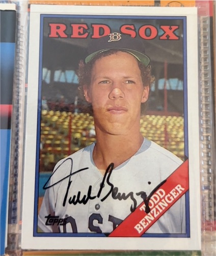 1988 Topps #96 Todd Benzinger — front