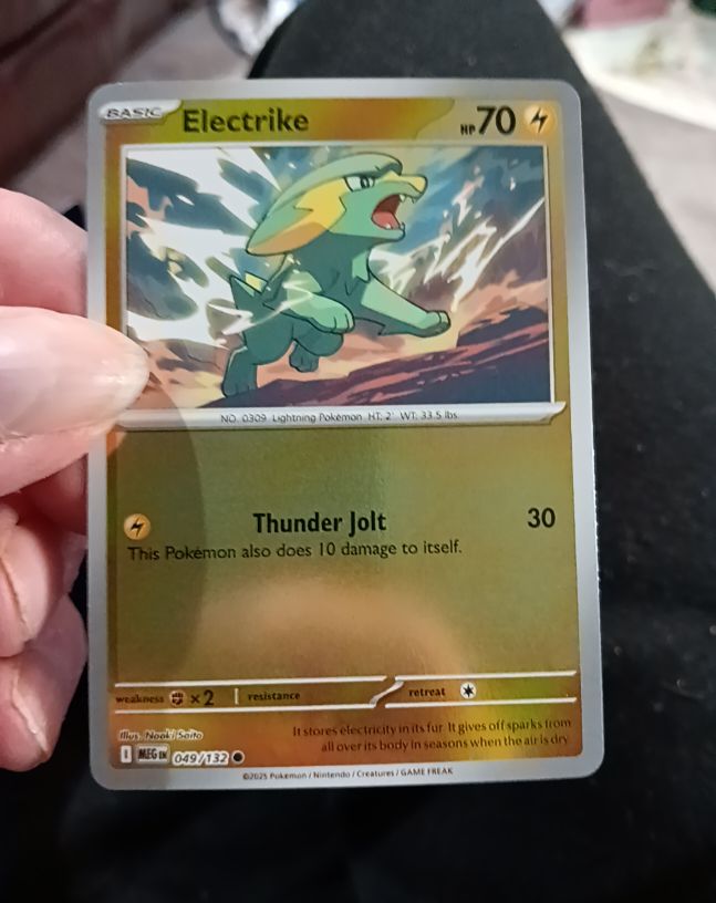 2025 Pokémon Mega Evolution #049 Electrike — front