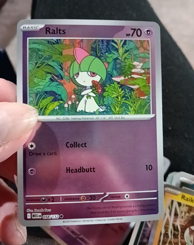 2025 Pokémon ME01: Mega Evolution #058 Ralts — front