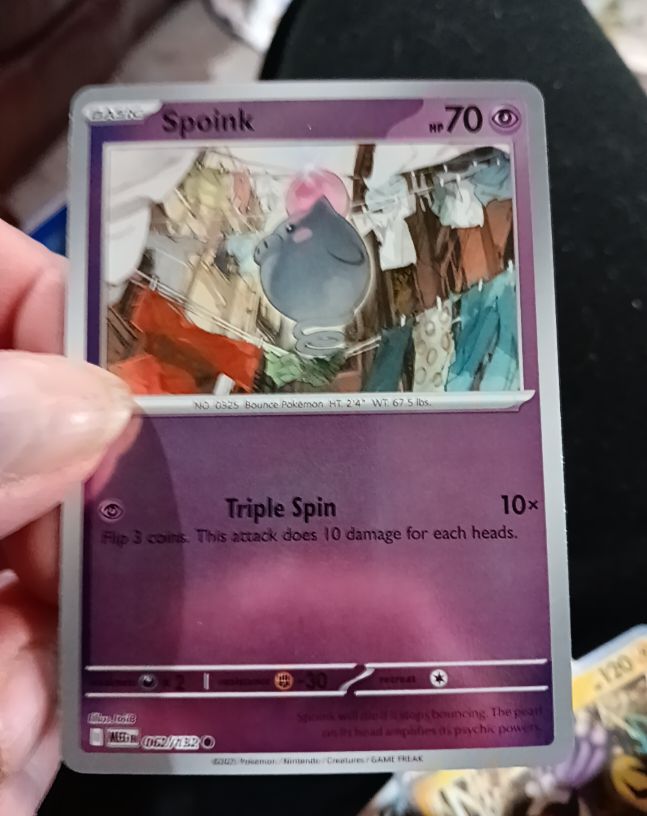 2025 Pokémon Mega Evolution #062 Spoink — front