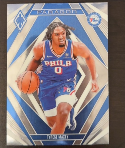 2023-24 Panini Phoenix #8 Tyrese Maxey Paragon — front