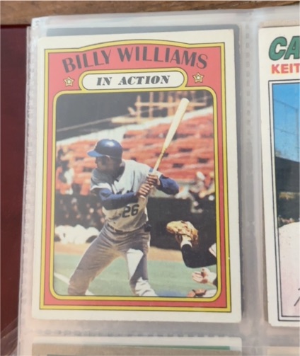 1972 Topps #440 Billy Williams In Action — front