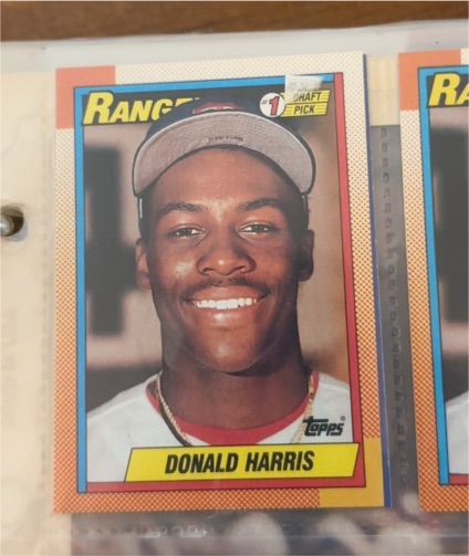 1990 Topps #314 Donald Harris — front