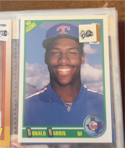 1990 Score #661 Donald Harris — front