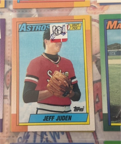 1990 Topps #164 Jeff Juden — front